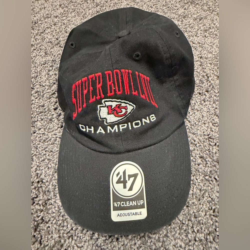 NEW ’47 Brand Kansas City Chiefs Super Bowl LIV Champions Hat – Adjustable OSFA